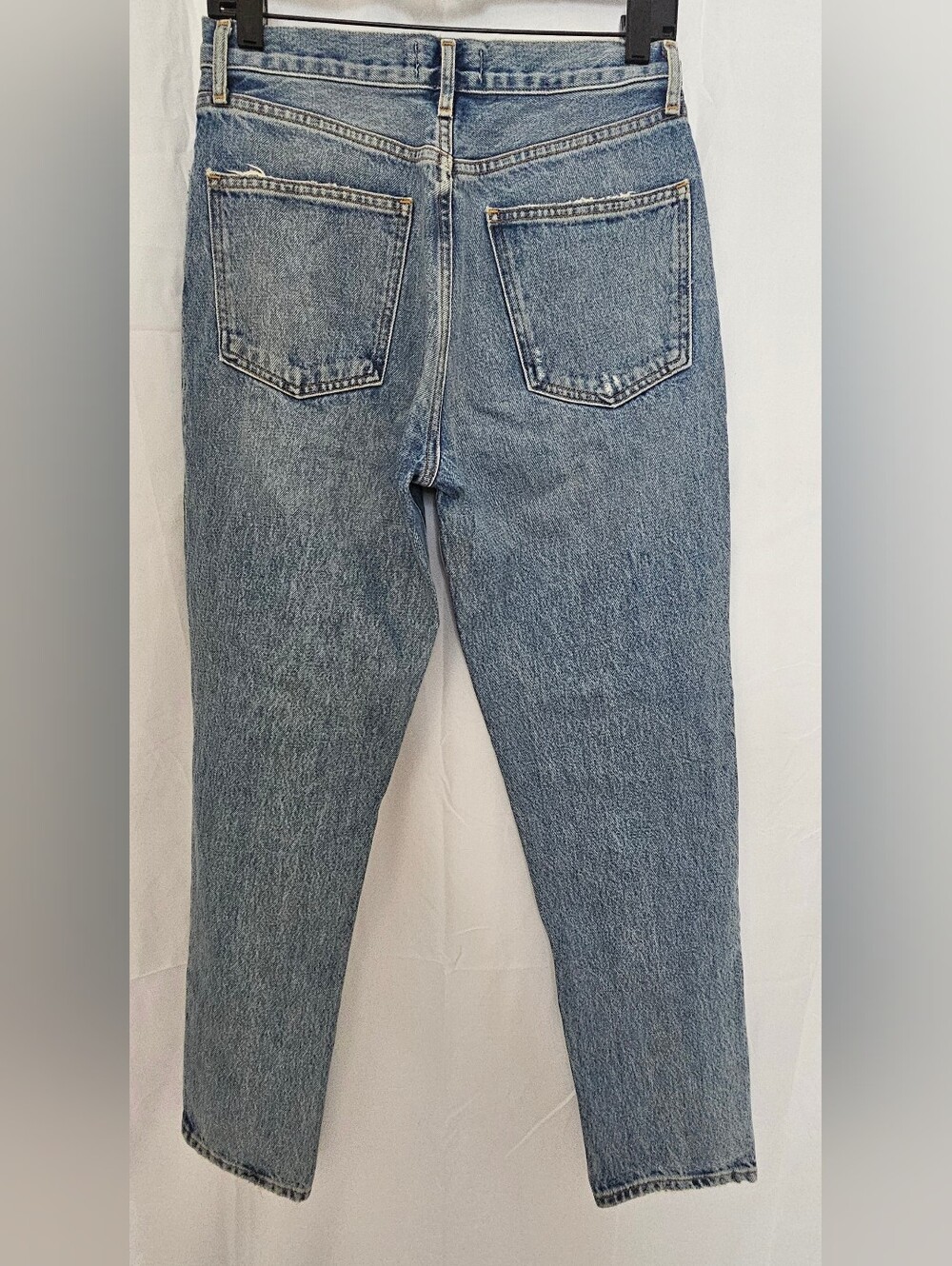 AGOLDE Fen High Rise Distressed Jeans Size 27 100% Organic Cotton - Picture 6 of 8